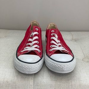 Red Converse $40 size 7.5